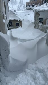 Rekordně brzký hluboký sníh