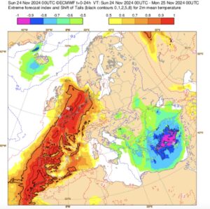 Historicky vysoké teploty